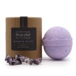 Ancient Wisdom Amethyst Gem Bracelet Bath Bomb - Image 4