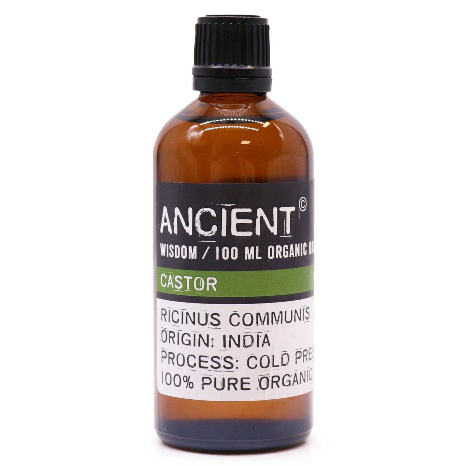 bG9jYWw6Ly9tZWRpYS85Si8wRC82MFIzMEMxRzZXUzMwRDlKLzQzZjQ5ZDA1LmpwZWc.jpg Ancient Wisdom Castor 100ml Organic Base Oil - Image 1