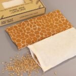 Ancient Wisdom Madagascar Giraffe Lavender Natural Cotton & Juco Eye Pillow + Gift Box - Image 5