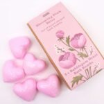 Ancient Wisdom Blooming Pink Bliss Heart Shaped Bath Bombs - Image 2