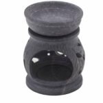 Ancient Wisdom Small Om Soapstone Oil Burner - Image 3