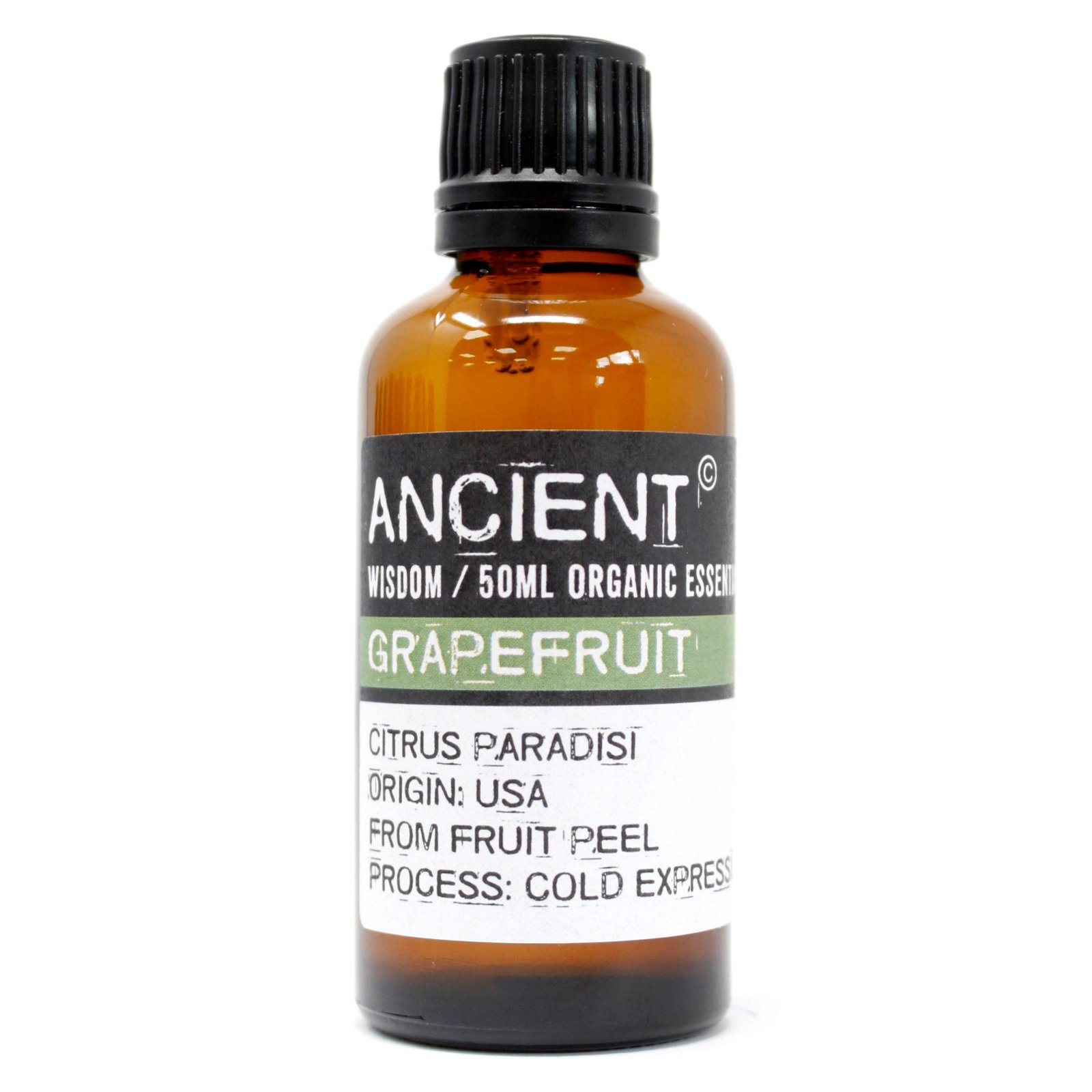 bG9jYWw6Ly9tZWRpYS85TS80Qy82MFIzMEMxRzZDVks0QzlNLzlmMDQzN2RlLmpwZWc.jpg Ancient Wisdom Grapefruit 50ml Organic Essential Oil - Image 1