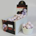 Ancient Wisdom 1.3Kg Box of Chill Pills Black Cherry Mini Bath Bombs - Image 3