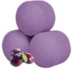 Ancient Wisdom 1.3Kg Box of Chill Pills Frosted Sugar Plum Mini Bath Bombs