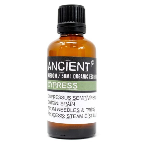 Ancient Wisdom Cypress 50ml Organic Essential Oil