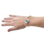Ancient Wisdom Infinite Love Aromatherapy Jewellery Stainless Steel Crystal Bracelet - Image 6