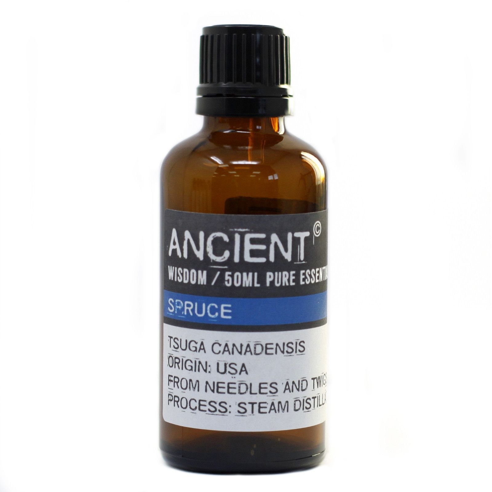 bG9jYWw6Ly9tZWRpYS85Ti8yQy82MFIzMEMxRzY4VEsyQzlOL2NmZGExNzE2LmpwZWc.jpg Ancient Wisdom Spruce 50ml Pure Essential Oil - Image 1