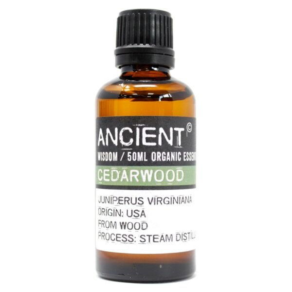 Ancient Wisdom Cedarwood 50ml Organic Essential Oil