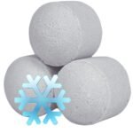 Ancient Wisdom 1.3Kg Box of Chill Pills White Christmas Mini Bath Bombs