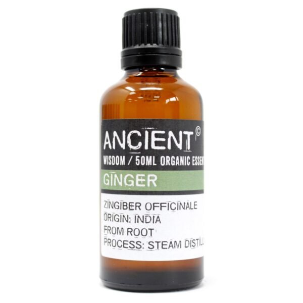 Ancient Wisdom Ginger 50ml Organic Essential Oil