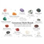 Ancient Wisdom Raspberry & Pomegranate Gemstone Bath Bomb - Image 4