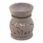 Ancient Wisdom Small Elephant Design Soapstone Oil Burner - Image 2
