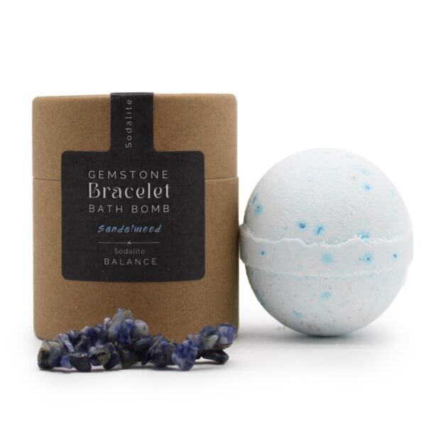 Ancient Wisdom Sodalite Gem Bracelet Bath Bomb