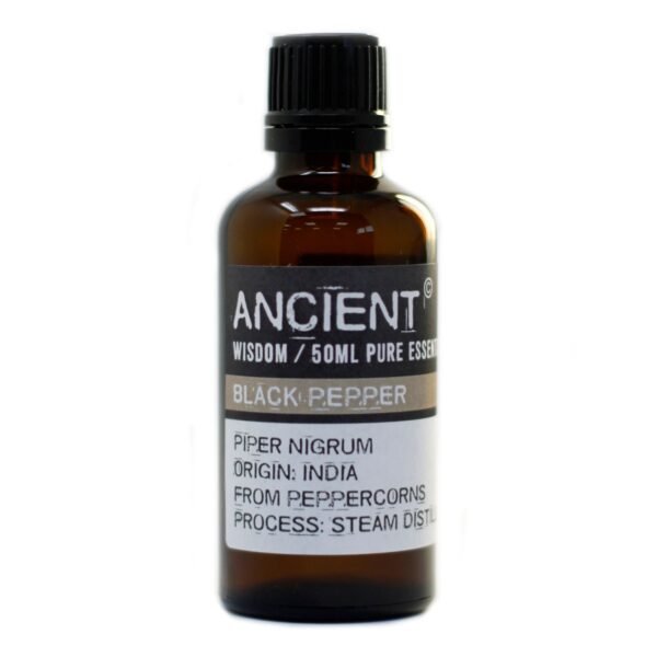 Ancient Wisdom Black Pepper 50ml Pure Essential Oil