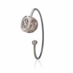 Ancient Wisdom Infinite Love Aromatherapy Jewellery Stainless Steel Crystal Bracelet - Image 2