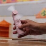 Ancient Wisdom Pink Nano Mist Face Fan & Spray - Image 2