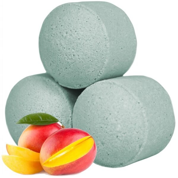 Ancient Wisdom 1.3Kg Box of Chill Pills Mango Mini Bath Bombs
