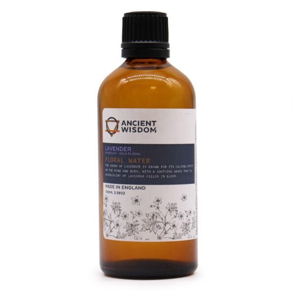 Ancient Wisdom Lavender Hydrolat 100ml Bottle of Floral Water