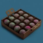 Ancient Wisdom Set of 3 Fruity Rhubarb Bath Bombs - Image 3