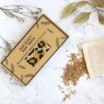 Ancient Wisdom Night Leopard Lavender Natural Cotton & Juco Eye Pillow + Gift Box - Image 3
