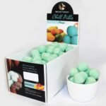 Ancient Wisdom 1.3Kg Box of Chill Pills Mango Mini Bath Bombs - Image 3