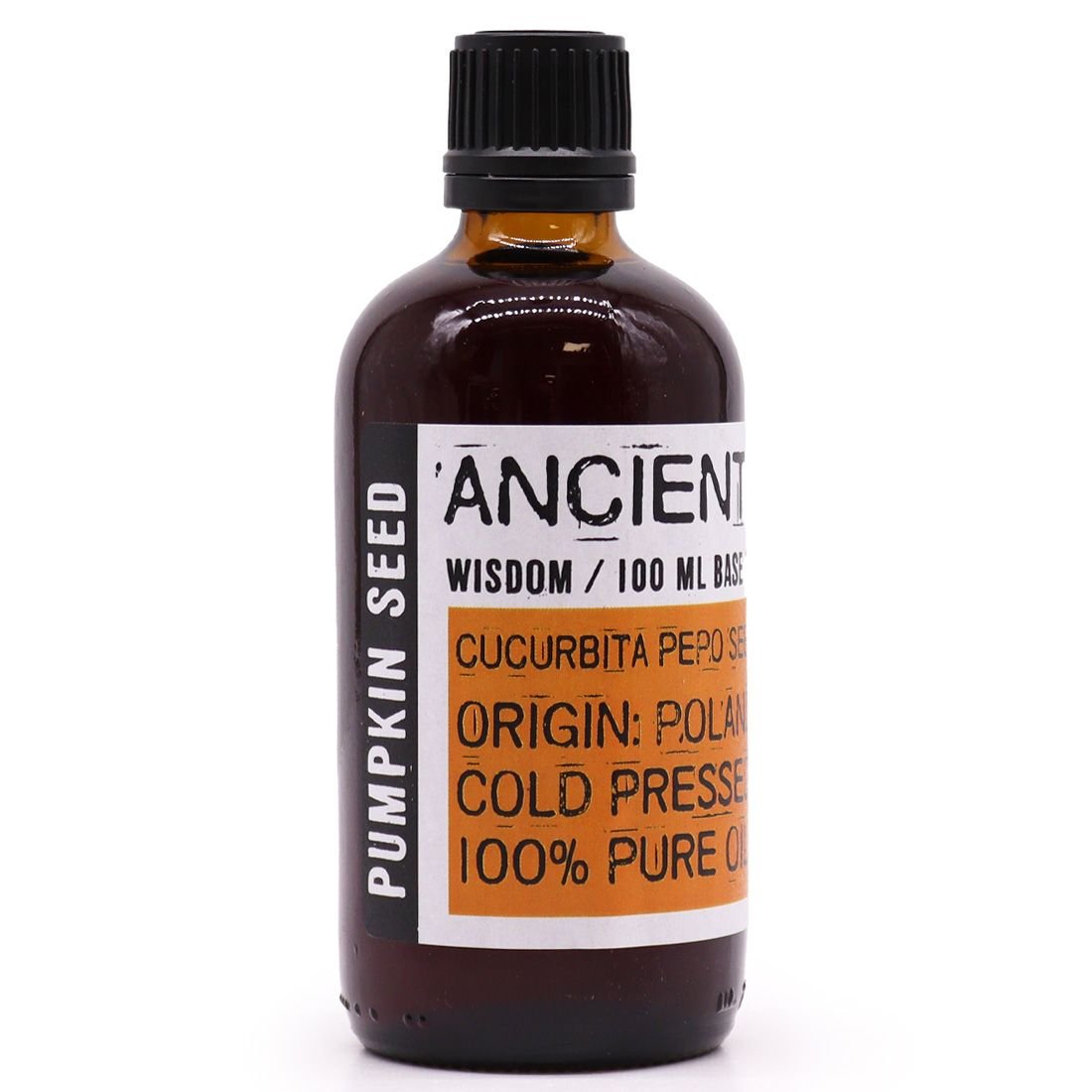 bG9jYWw6Ly9tZWRpYS8xSi82RC82MFIzMEMxRzZXUjM2RDFKL2ExYjMwODQ0LmpwZWc.jpg Ancient Wisdom Pumpkin Seed 100ml Base Organic Oil - Image 1