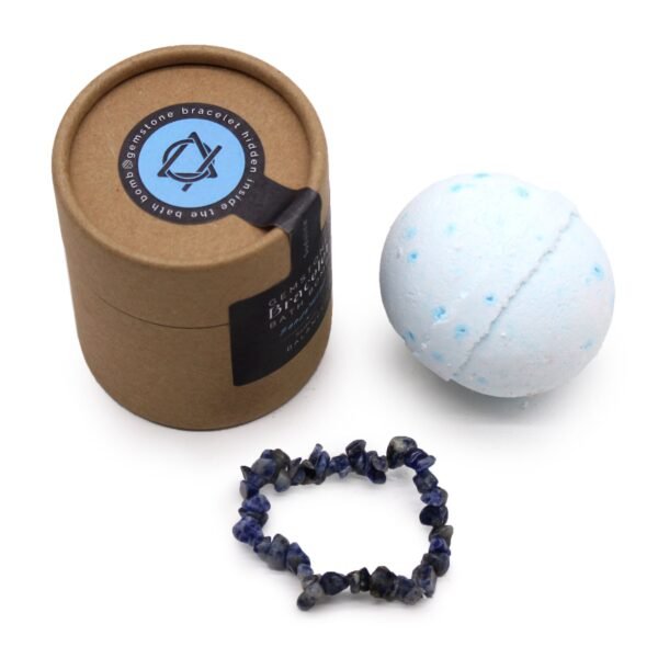 Ancient Wisdom Sodalite Gem Bracelet Bath Bomb