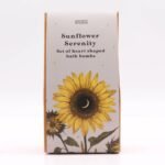 Ancient Wisdom Sunflower Serenity Heart Shaped Bath Bombs - Image 4