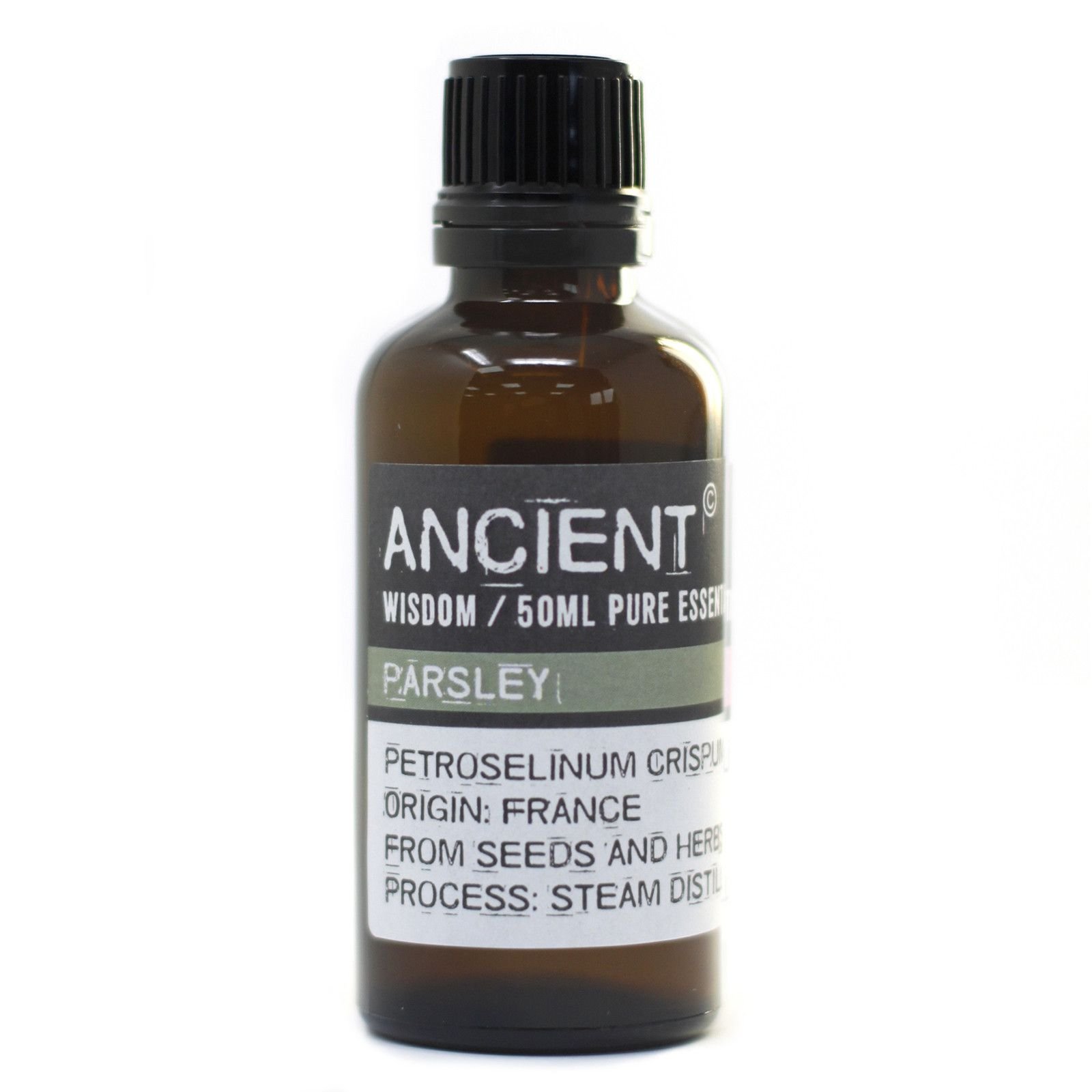 bG9jYWw6Ly9tZWRpYS8xSy80RC82MFIzMEMxRzY4V0s0RDFLLzVhOGRiMTVjLmpwZWc.jpg Ancient Wisdom Parsley 50ml Pure Essential Oil - Image 1