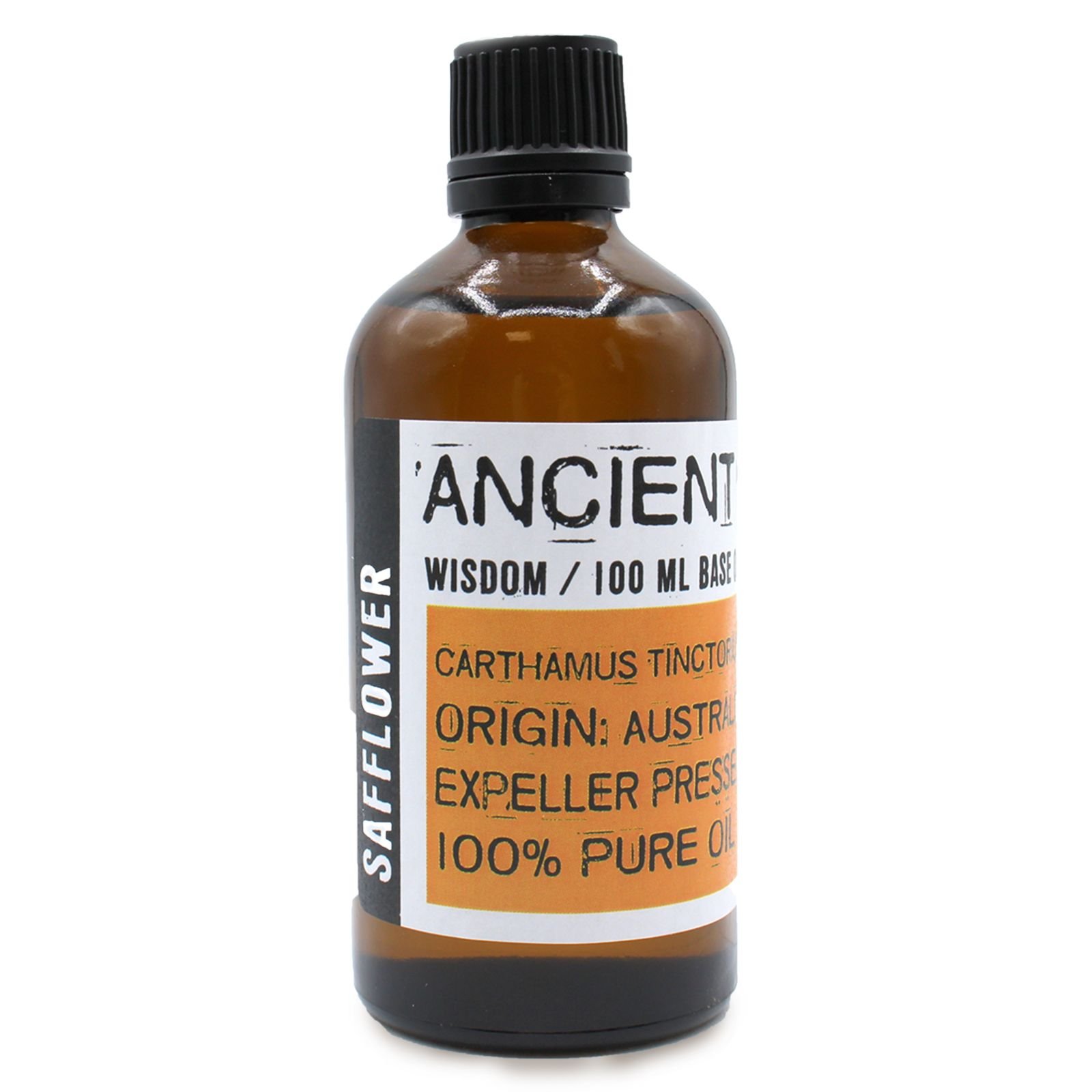 bG9jYWw6Ly9tZWRpYS8xSy80RS82MFIzMEMxRzZSUzM0RTFLL2RmZDQ0ODk0LmpwZWc.jpg Ancient Wisdom Safflower 100ml Base Oil - Image 1