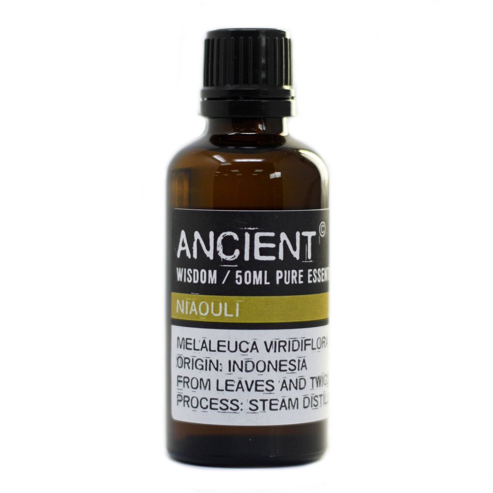 bG9jYWw6Ly9tZWRpYS8xSy84RC82MFIzMEMxRzY4VEs4RDFLL2VjYjYzMTYwLmpwZWc.jpg Ancient Wisdom Niaouli 50ml Pure Essential Oil - Image 1