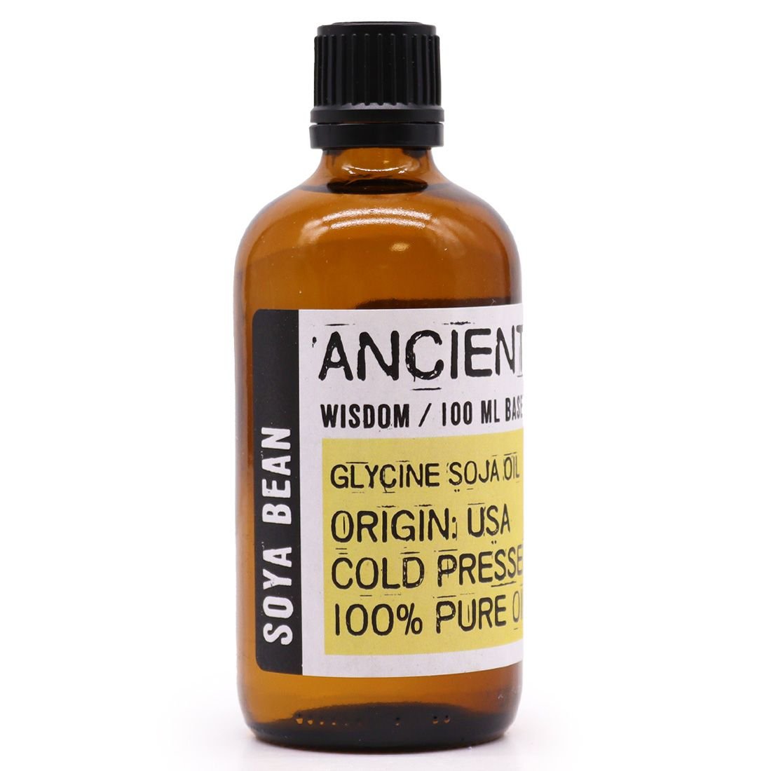 bG9jYWw6Ly9tZWRpYS8xTS82RC82MFIzMEMxRzZXUjM2RDFNLzdhMGFmYzYwLmpwZWc.jpg Ancient Wisdom Soya Bean 100ml Base Organic Oil - Image 1