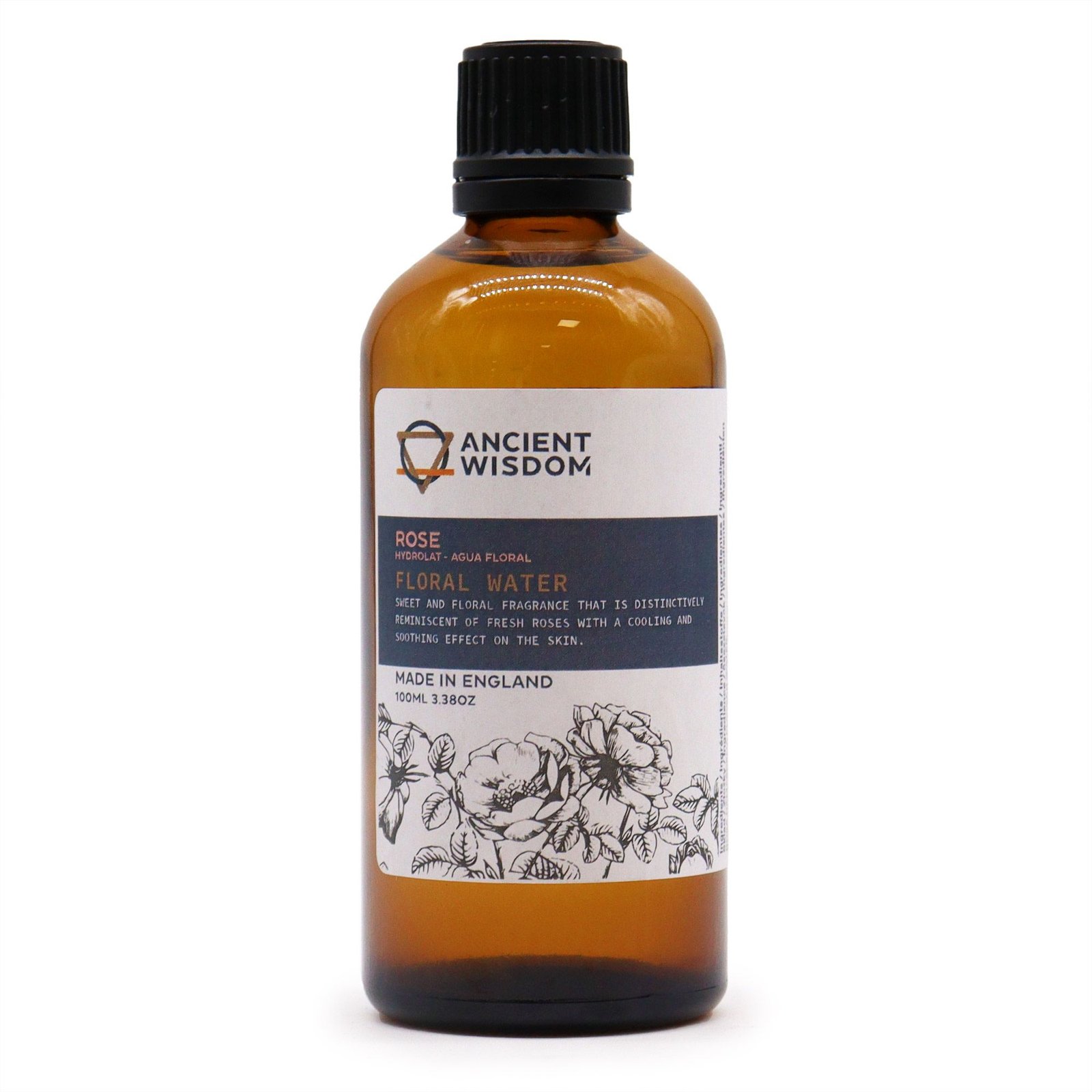 bG9jYWw6Ly9tZWRpYS8xTS84RC82MFIzMEMxRzZSVzM4RDFNLzk0MDgzMTY2LmpwZWc.jpg Ancient Wisdom Rose Hydrolat 100ml Bottle of Floral Water - Image 1