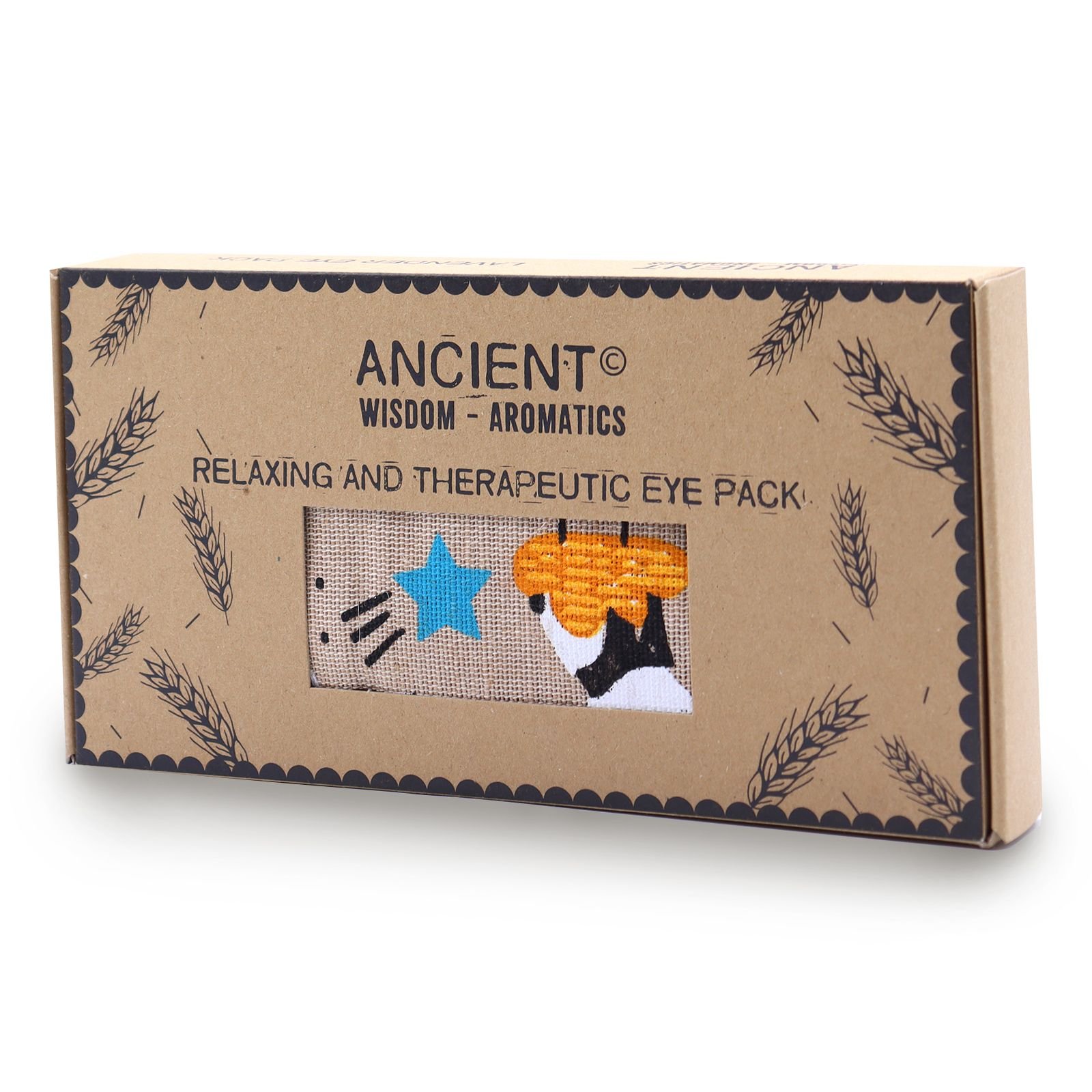 bG9jYWw6Ly9tZWRpYS8xTi80Qy82MFIzMEMxRzZSUzM0QzFOLzkwOGI2ZTA5LmpwZWc.jpg Ancient Wisdom Sleepy Panda Lavender Natural Cotton & Juco Eye Pillow + Gift Box - Image 1