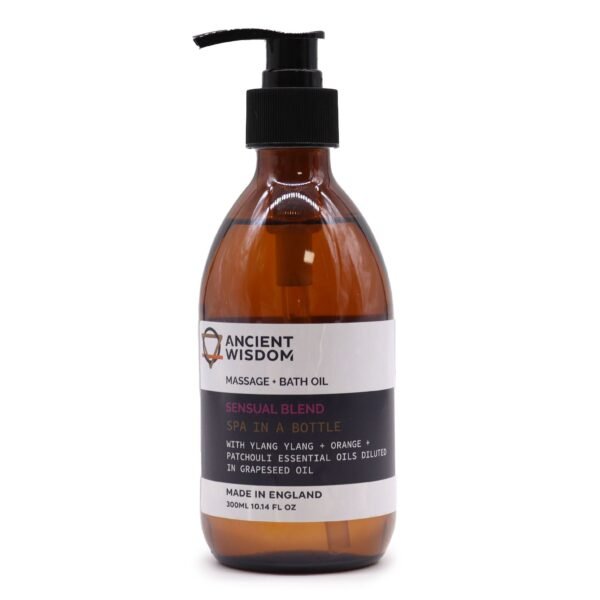 Ancient Wisdom Aromatherapy Sensual Blend 300ml Massage & Bath Oil