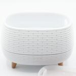Ancient Wisdom Futuristic Ribbed Aroma Diffuser with Colour Changing Light - Image 3