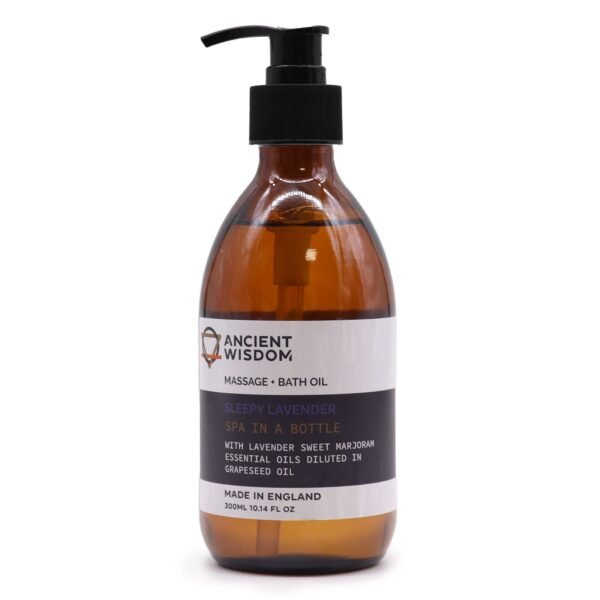 Ancient Wisdom Aromatherapy Sleepy Lavender 300ml Massage & Bath Oil