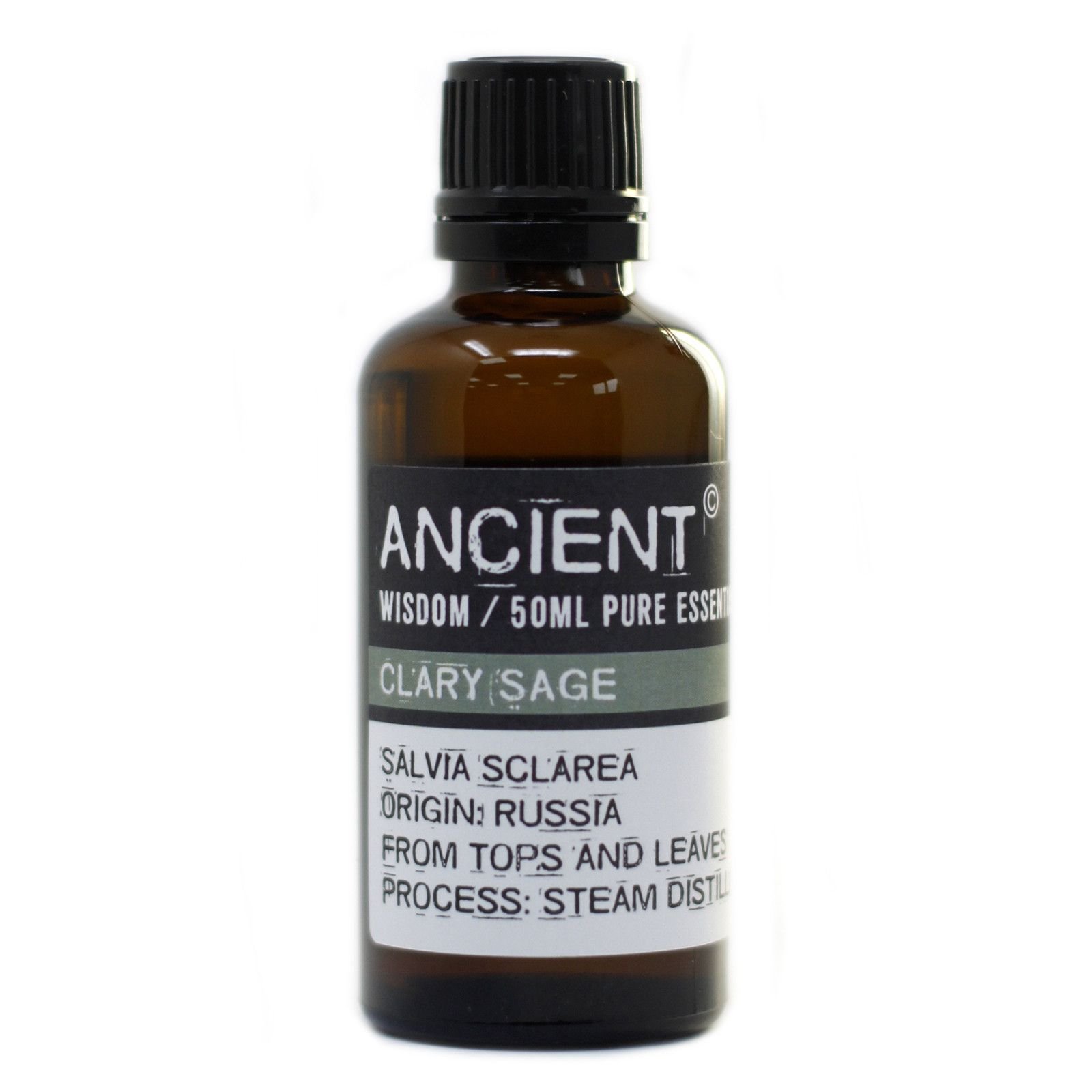 bG9jYWw6Ly9tZWRpYS8xUC84RC82MFIzMEMxRzY0VzM4RDFQLzRmN2VhNzMwLmpwZWc.jpg Ancient Wisdom Clary Sage 50ml Pure Essential Oil - Image 1