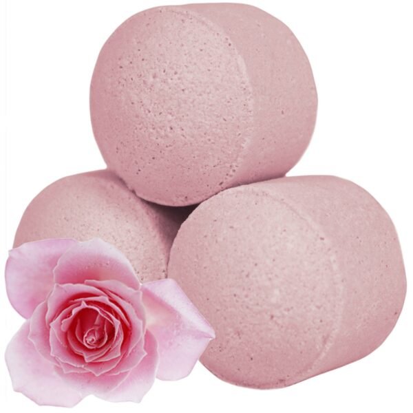 Ancient Wisdom 1.3Kg Box of Chill Pills Rose Mini Bath Bombs