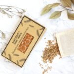Ancient Wisdom Madagascar Giraffe Lavender Natural Cotton & Juco Eye Pillow + Gift Box - Image 3