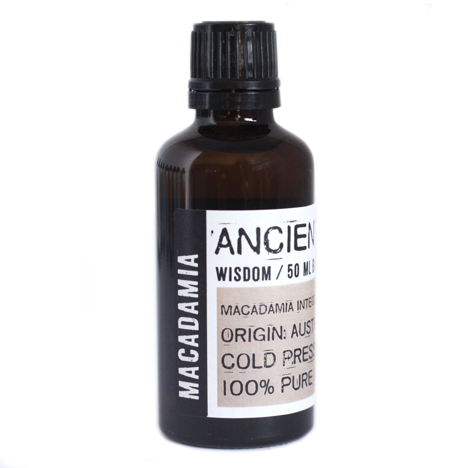 bG9jYWw6Ly9tZWRpYS8xUS9DRC82MFIzMEMxRzY4U0tDRDFRLzFjYjQyNjk5LmpwZWc.jpg Ancient Wisdom Macadamia 50ml Base Oil - Image 1
