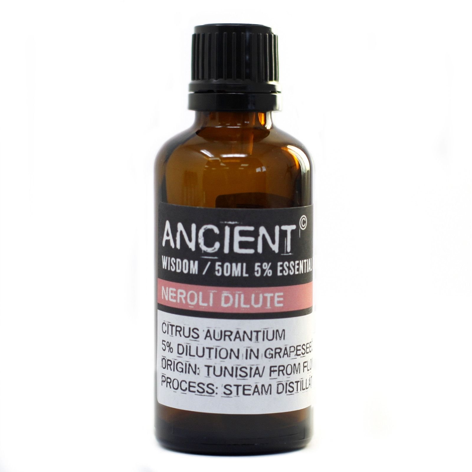 bG9jYWw6Ly9tZWRpYS8xUS9KQy82MFIzMEMxRzY4VDNKQzFRL2Y3ODc2OGMzLmpwZWc.jpg Ancient Wisdom Neroli Dilute 50ml 5% Essential Oil - Image 1