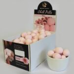 Ancient Wisdom 1.3Kg Box of Chill Pills Rose Mini Bath Bombs - Image 3