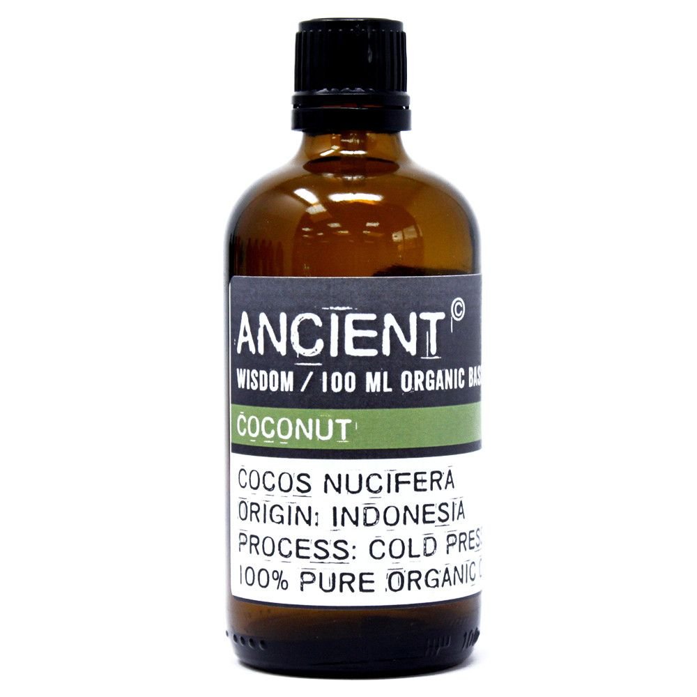 bG9jYWw6Ly9tZWRpYS8xUi9DQy82MFIzMEMxRzZDVjNDQzFSLzk1MWE5ZmI3LmpwZWc.jpg Ancient Wisdom Coconut 100ml Organic Base Oil - Image 1