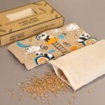 Ancient Wisdom Sleepy Panda Lavender Natural Cotton & Juco Eye Pillow + Gift Box - Image 4