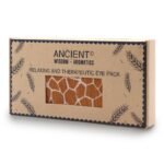 Ancient Wisdom Madagascar Giraffe Lavender Natural Cotton & Juco Eye Pillow + Gift Box