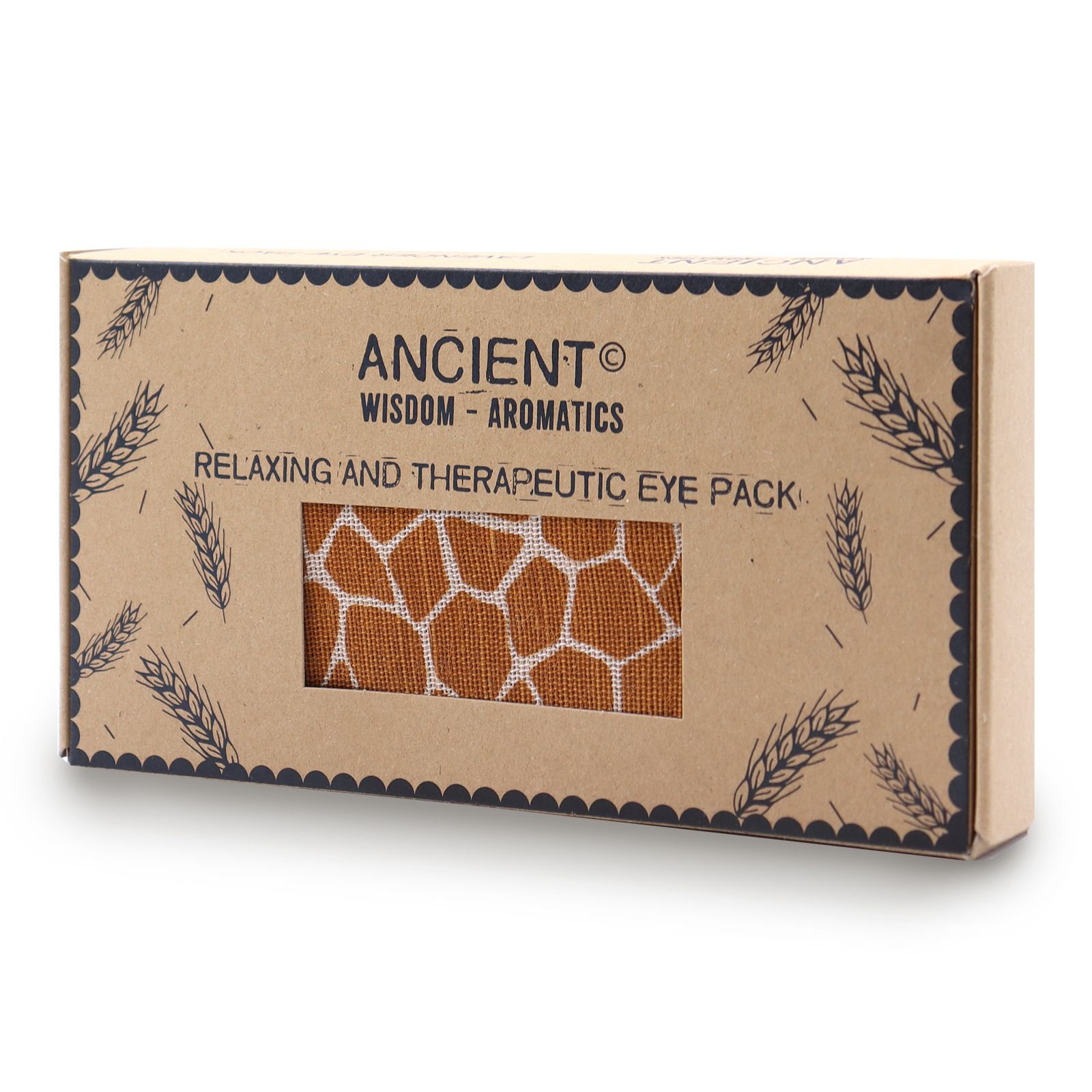 bG9jYWw6Ly9tZWRpYS8xUy8yRS82MFIzMEMxRzZSUzMyRTFTLzQxYzVkMWU4LmpwZWc.jpg Ancient Wisdom Madagascar Giraffe Lavender Natural Cotton & Juco Eye Pillow + Gift Box - Image 1