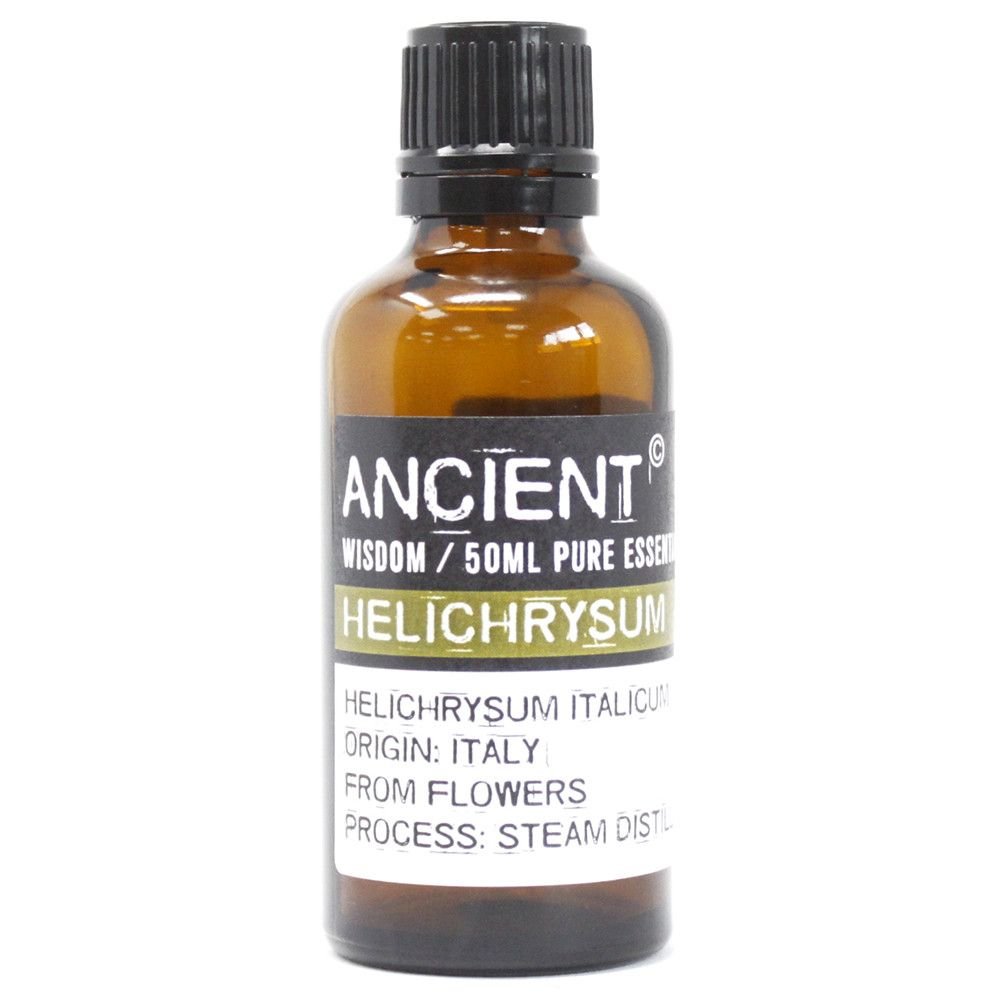 bG9jYWw6Ly9tZWRpYS8xUy9BRC82MFIzMEMxRzZNVjNBRDFTLzFhMGQxMmQ0LmpwZWc.jpg Ancient Wisdom Helichrysum 50ml Pure Essential Oil - Image 1