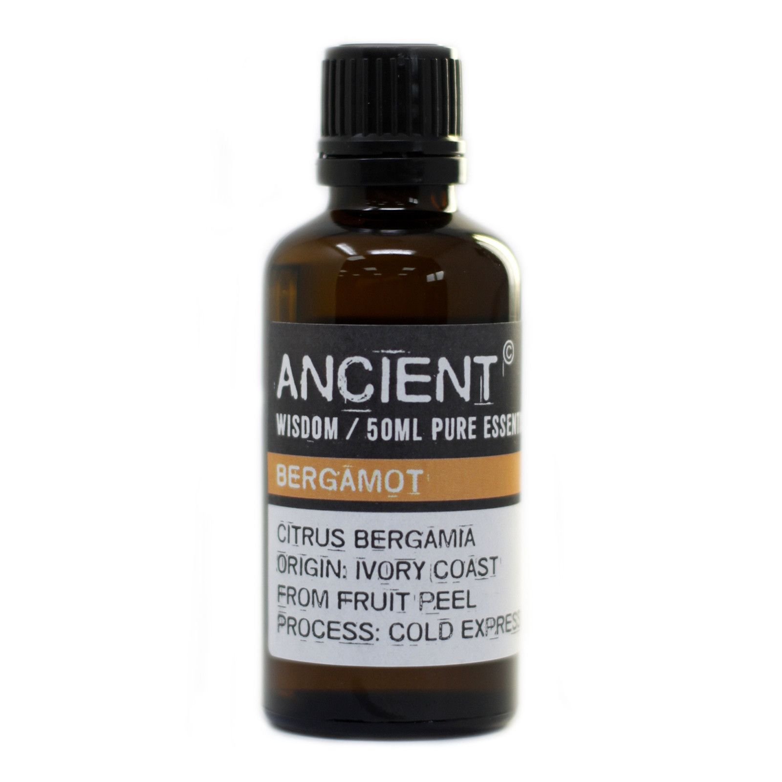 bG9jYWw6Ly9tZWRpYS8xUy9KQy82MFIzMEMxRzY0VzNKQzFTLzM1MTM2ZTc0LmpwZWc.jpg Ancient Wisdom Bergamot (FCF) 50ml Pure Essential Oil - Image 1