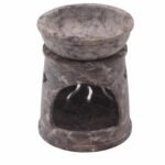 Ancient Wisdom Small Sun & Stars Design Soapstone Oil Burner - Image 3